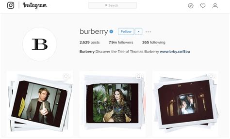 burberry avatar|burberry instagram page.